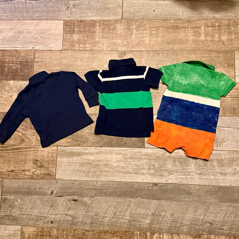 Boys infant 9 mo Polo Ralph Lauren lot of 3 - Picture 7 of 7